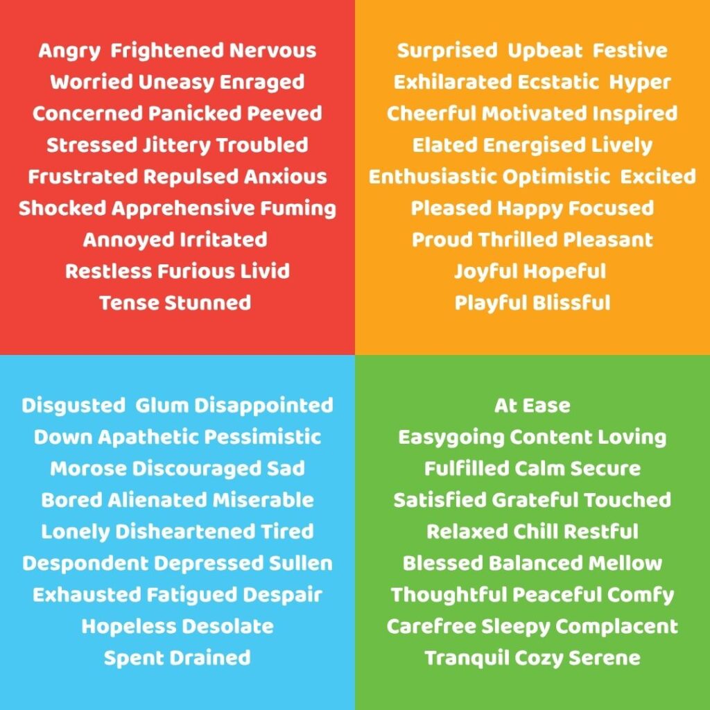 mood meter emotions feelings name it to tame it